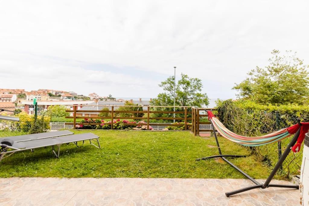 Casa De Las Flores - Apartamento Con Jardin Privado Frente A La Playa De Comillas Extérieur photo
